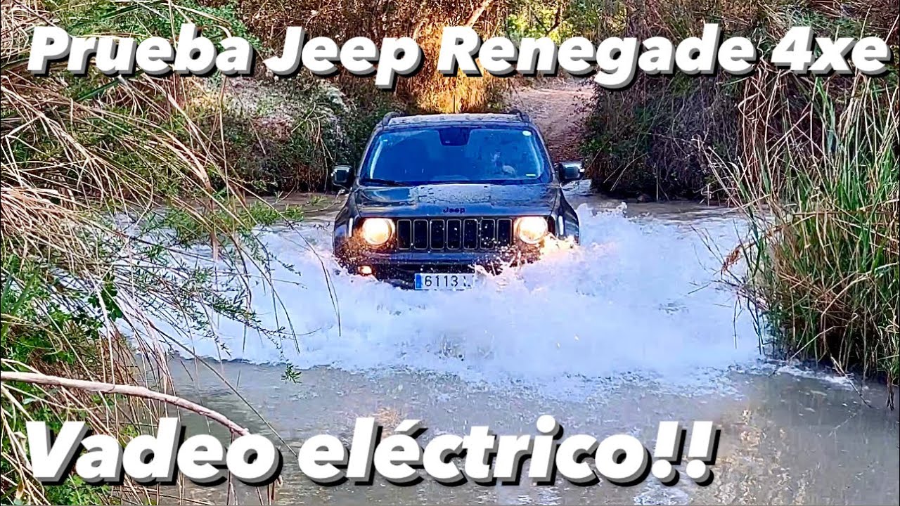 Jeep Renegade 4xe Trailhawk. Es un 4x4? Podemos vadear con un eléctrico? Prueba 4x4!!