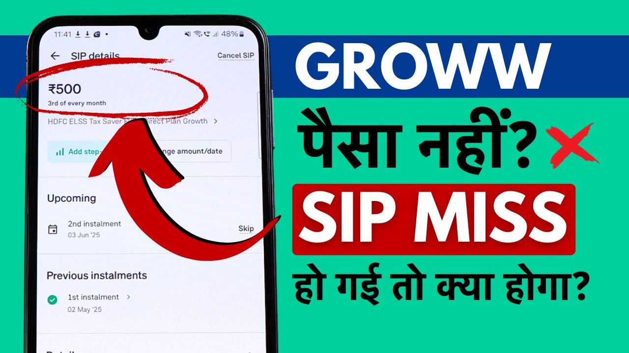 SIP Miss Hone Par Kya Hota Hai? What Happens If I Skip SIP Installment Groww?