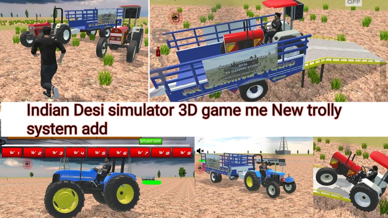 Indian desi simulator 3D game me new trolley system add hogya 🥳,#indiandesisimultor3d 