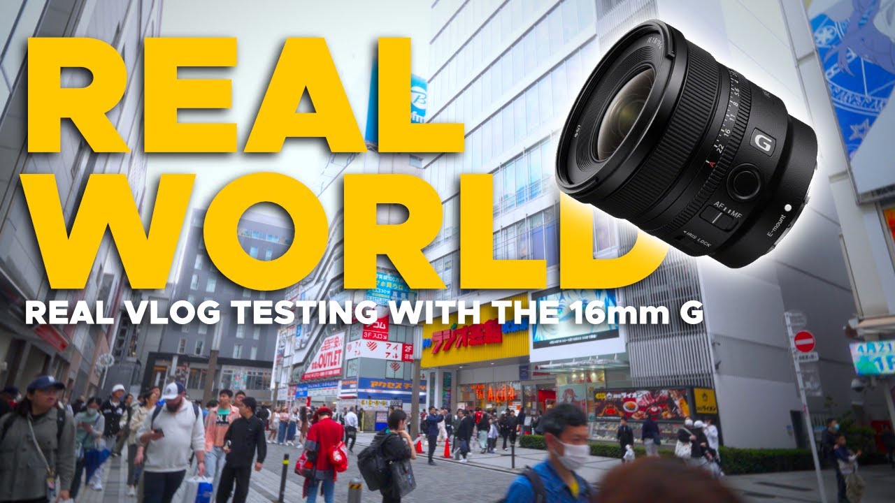 SONY 16mm f1.8 Lens in Japan — Best Vlog Lens?