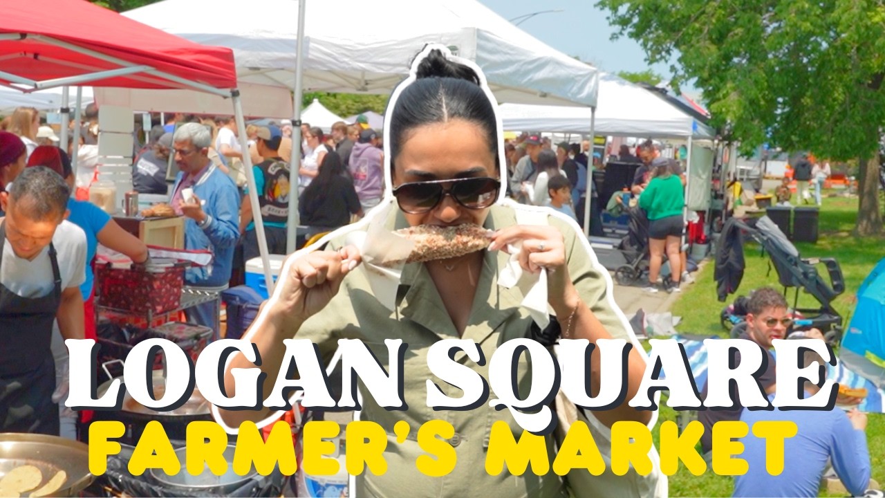 Logan Square Farmer's Market | chicago vlog | Full Tour