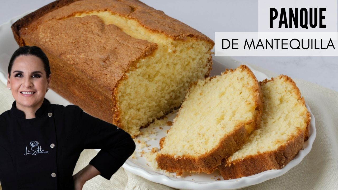 Receta de Panqué de Mantequilla con 5 Opciones de Sabor