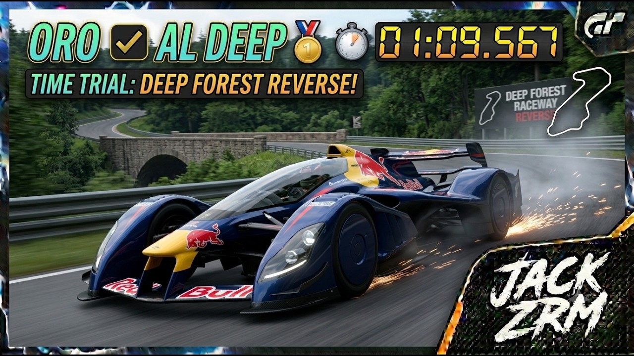Giro da ORO! 🥇 Deep Forest Reverse in 1:09.567 | Red Bull X2019 Competition | GT7 Time Trial