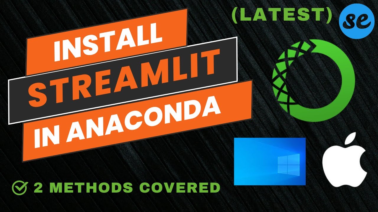 How to Install Streamlit in Anaconda | How to Install Streamlit in Anaconda Prompt / Terminal [2025]