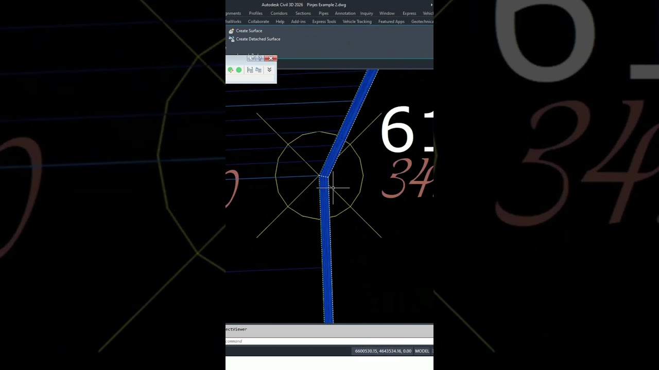 Расчет земляных работ в Civil3D