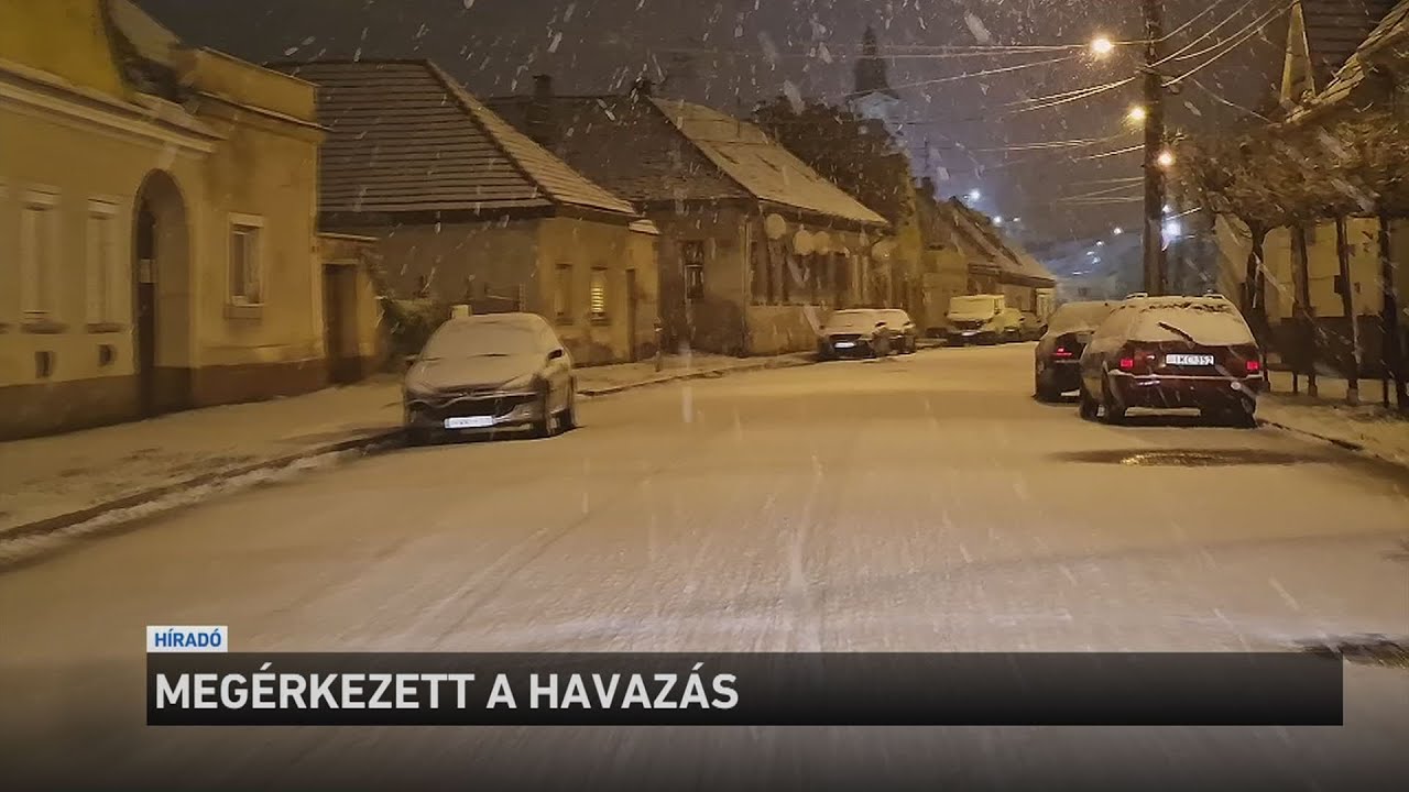 Megérkezett a havazás