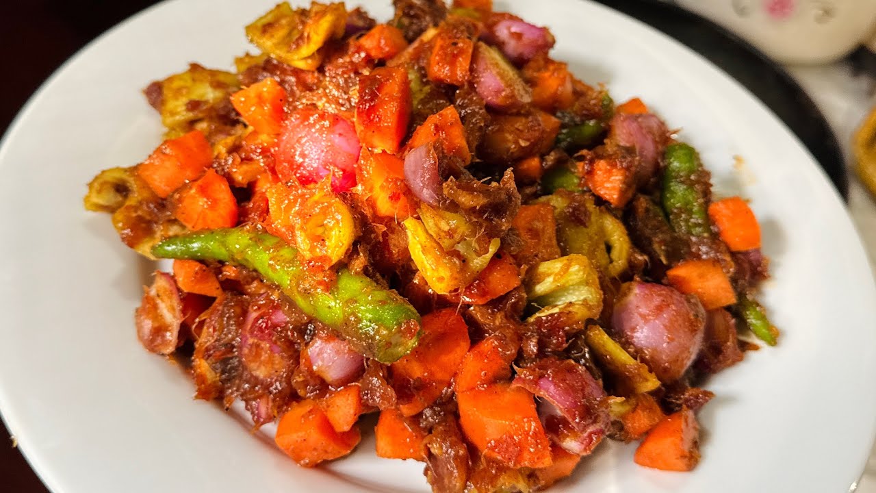 Traditional Malay Pickle Recipe | The Classic Sri Lankan Acharu Style 🥒💥 | AK Flavors 