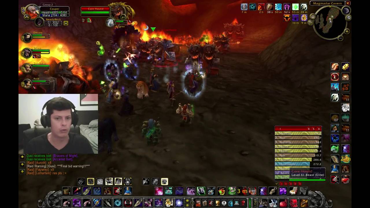 WoW vanilla 60 hunter kronos  -The little yapo in Molten Core