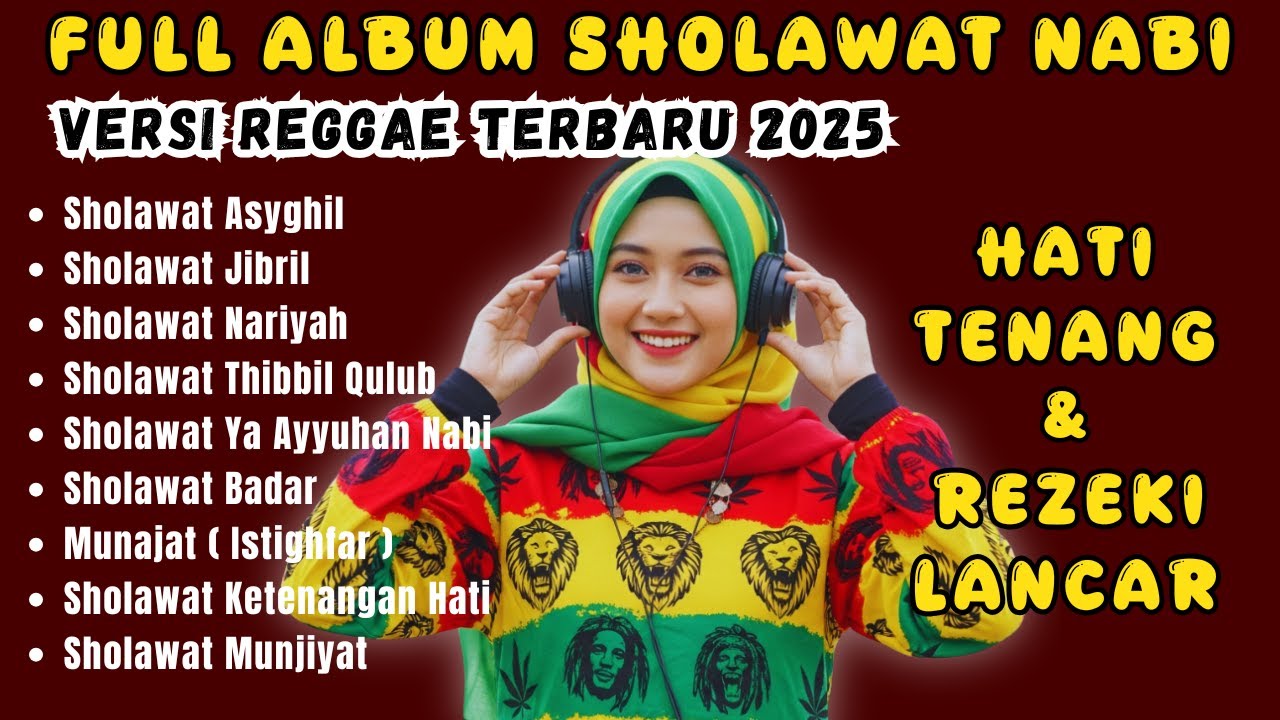 Sholawat Reggae Paling Damai 💚 Irama Religi Kekinian yang Bikin Hati Tenang & Jiwa Bahagia 🌿🎵