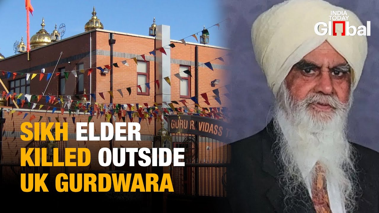 Elderly Sikh Man Killed by UK Road Sweeper Near Gurdwara | Leicester Mourns Community Leader