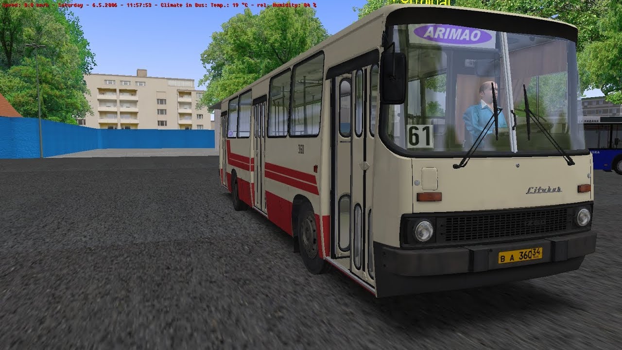 OMSI 2 ( La Habana ) Linea 61 Arimao, Ikarus 260, Citybus i260 Series DLC