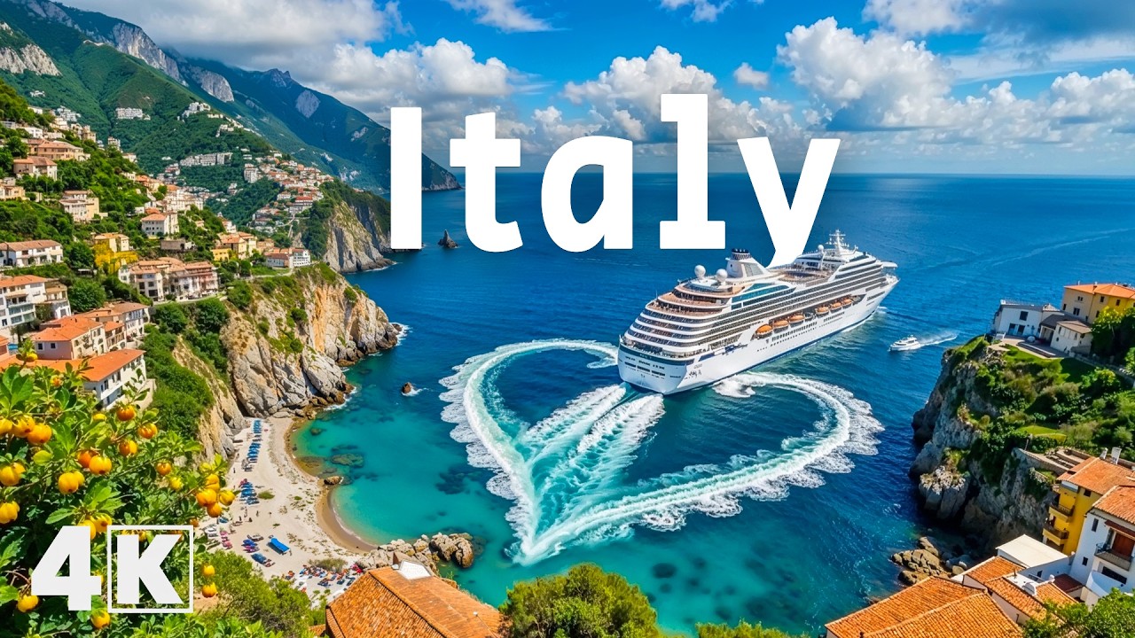 ITALY 4K DRONE FOOTAGE | Amalfi & Cinque Terre Coastlines, Crystal Blue Mediterranean Seas