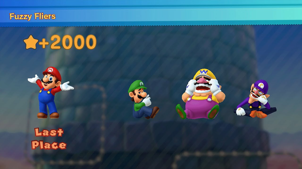 Mario Party 10 - Mario vs Luigi vs Wario vs Waluigi - Whimsical Waters