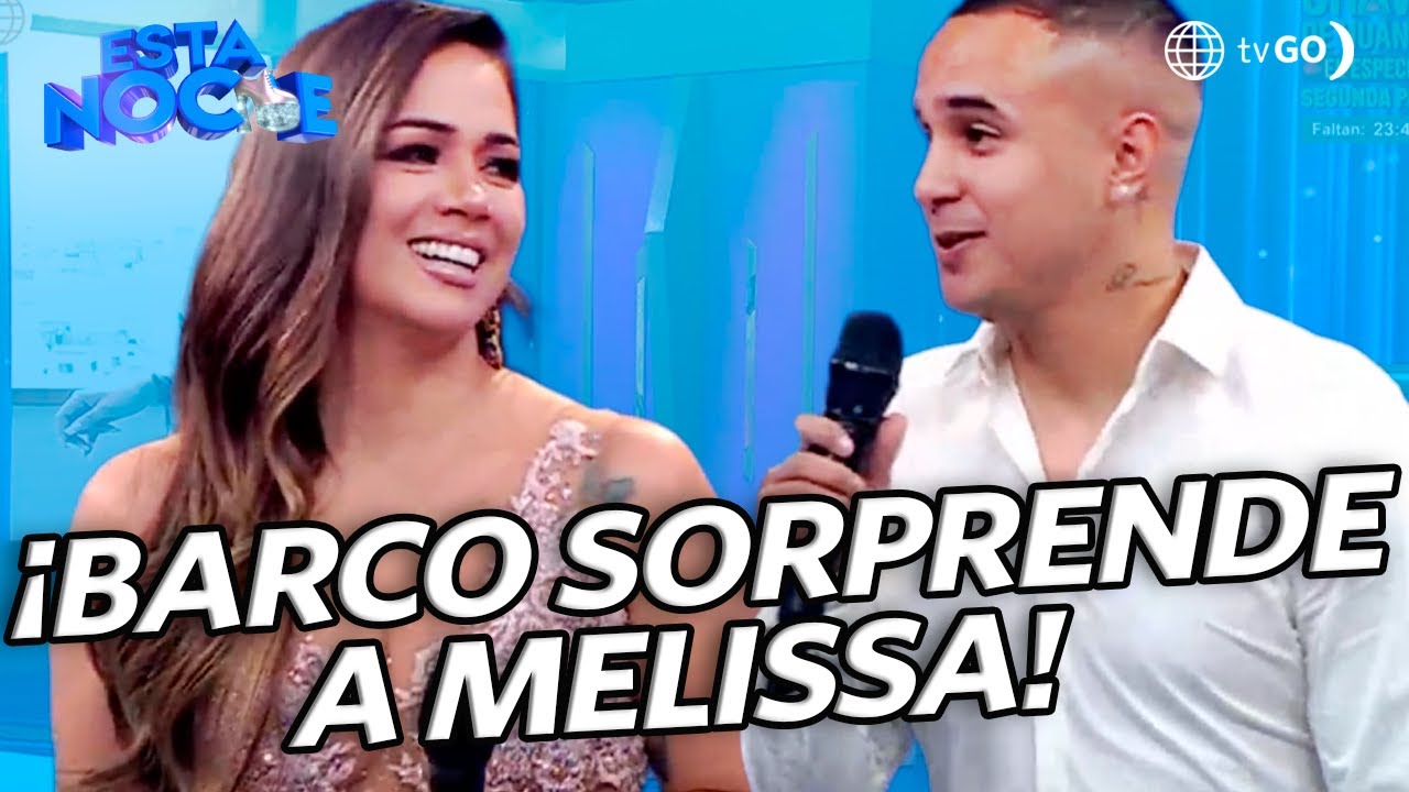 JESÚS BARCO SORPRENDE A MELISSA KLUG EN PLENO PROGRAMA| ESTA NOCHE