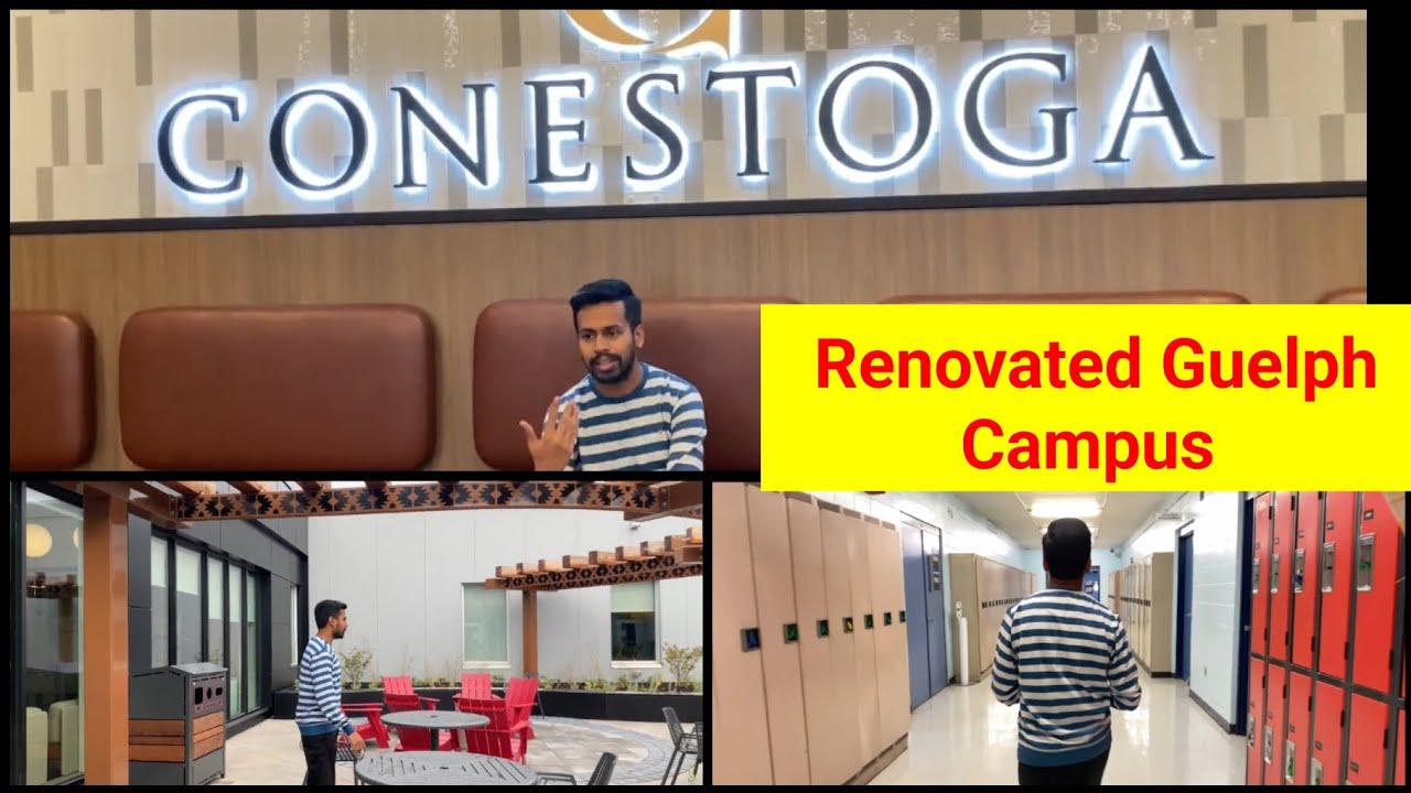Renovated Conestoga Guelph Campus Tour #conestogacollege #guelphontario #canada #conestoga #guelph