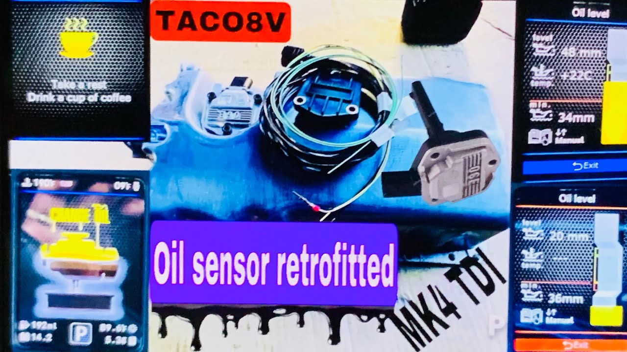 VW TDI MK4 Oil level + temp sensor retrofitting