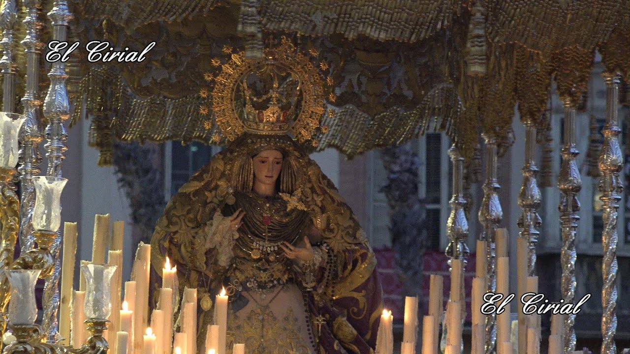 CRISTO DE LA SANGRE Y CONSOLACION Y LAGRIMAS MALAGA 2025 TRIBUNA OFICIAL Y ENTRADA CALLE LARIOS 4K