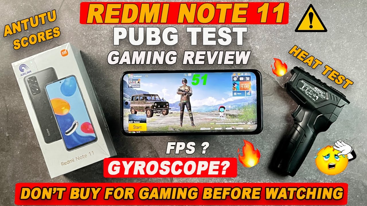 Xiaomi Redmi Note 11 Pubg Test | Gaming Review | Heat test | Antutu benchmarks | Price in Pakistan