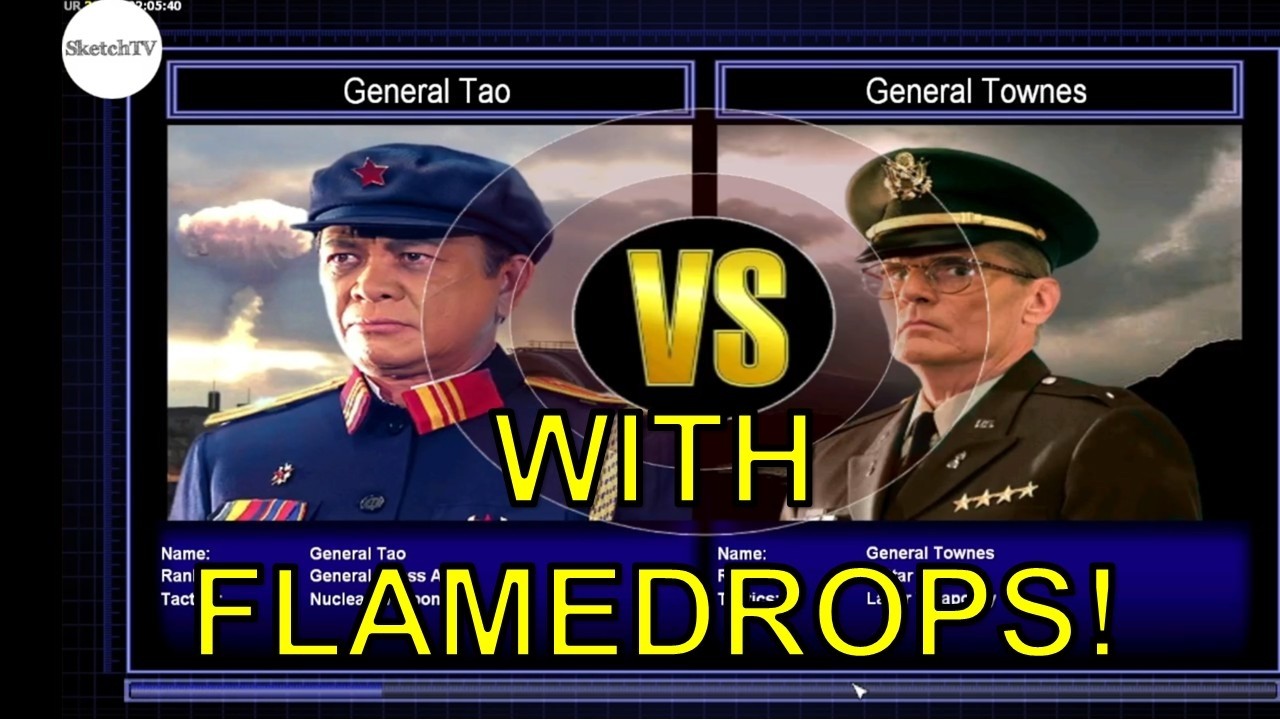 Fire beats Lasers! We kill General Townes with FLAMEDROPS