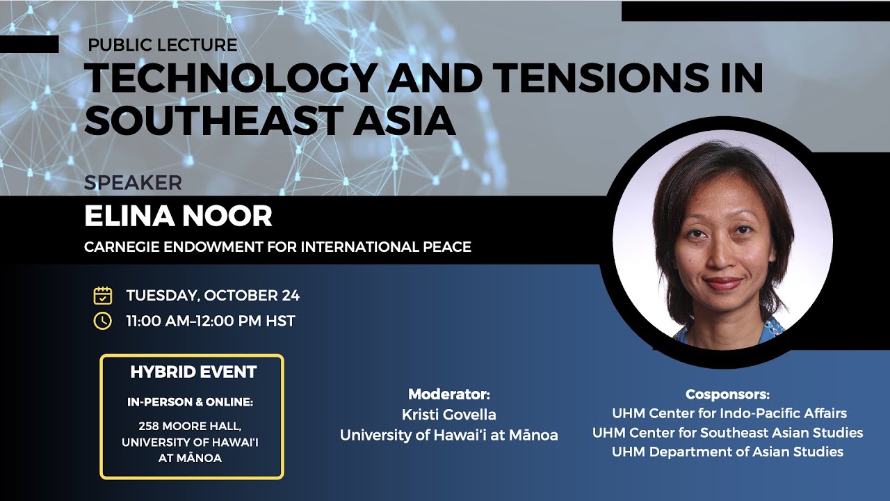 Technology and Tensions in Southeast Asia