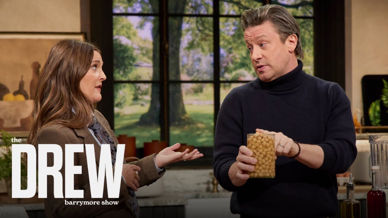 Jamie Oliver Shows How to Make Golden Hasselback Salmon Recipe | The Drew Barrymore Show
