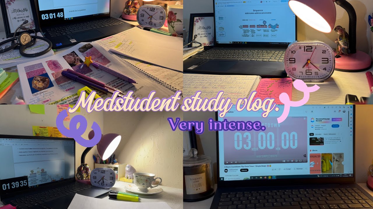 يوميات طالبة طب 👩‍⚕️ | دراسة وتعب | الكثير من القهوة والسهر لآخر الليل 🌙 | STUDY VLOG 📚