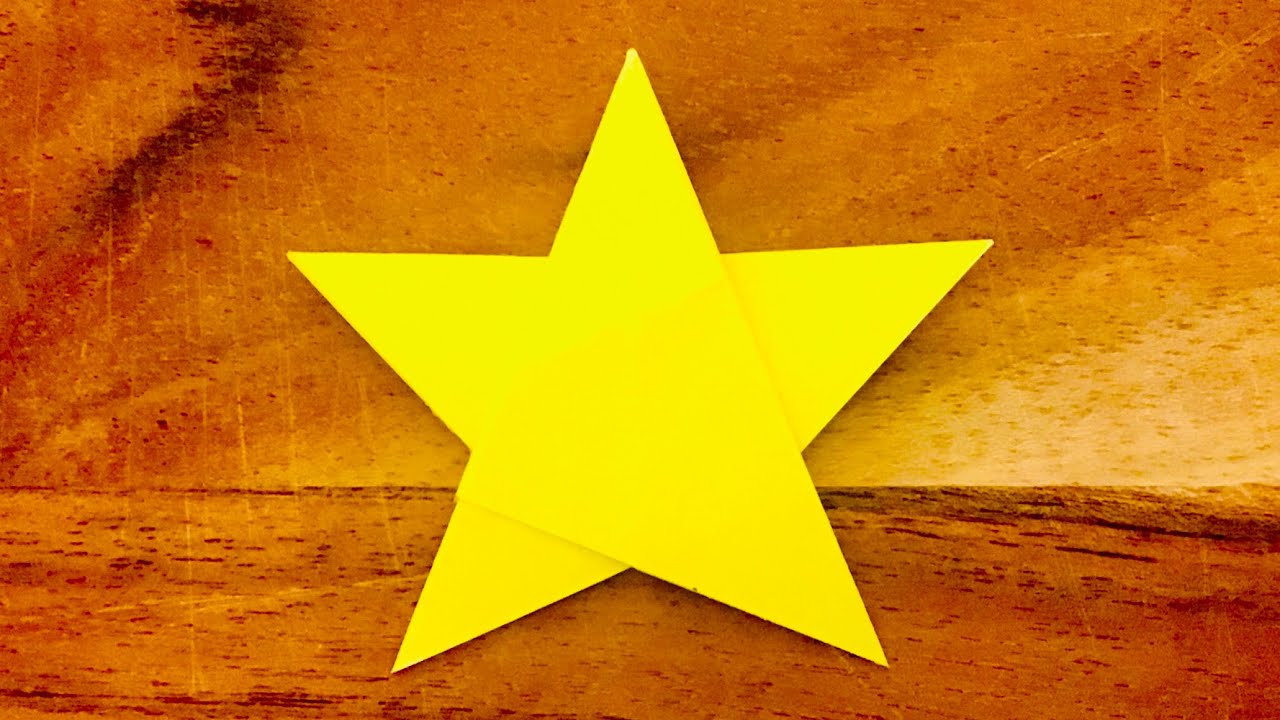 Sticky Note Origami Star - Post it Origami Easy