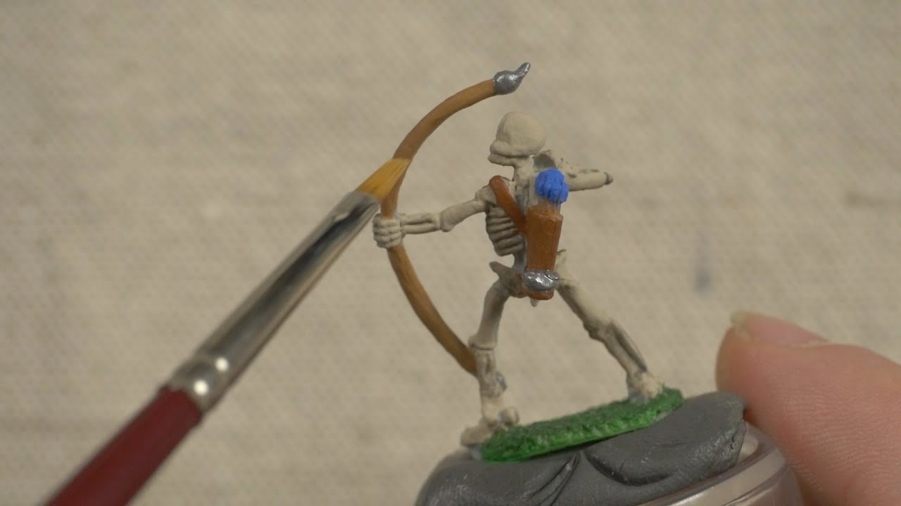 Miniature Painting ASMR - Skeleton Archer - Reaper Core Skills Kit