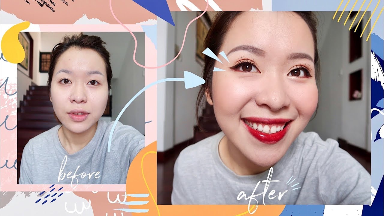 Makeup đơn giản hô biến mắt  một mí, mí sụp thành hai mí! | Letsplaymakeup