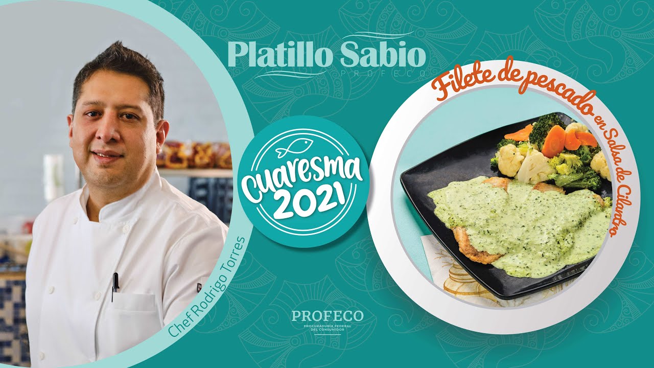 Filete de Pescado en salsa de cilantro | Platillo Sabio | Profeco