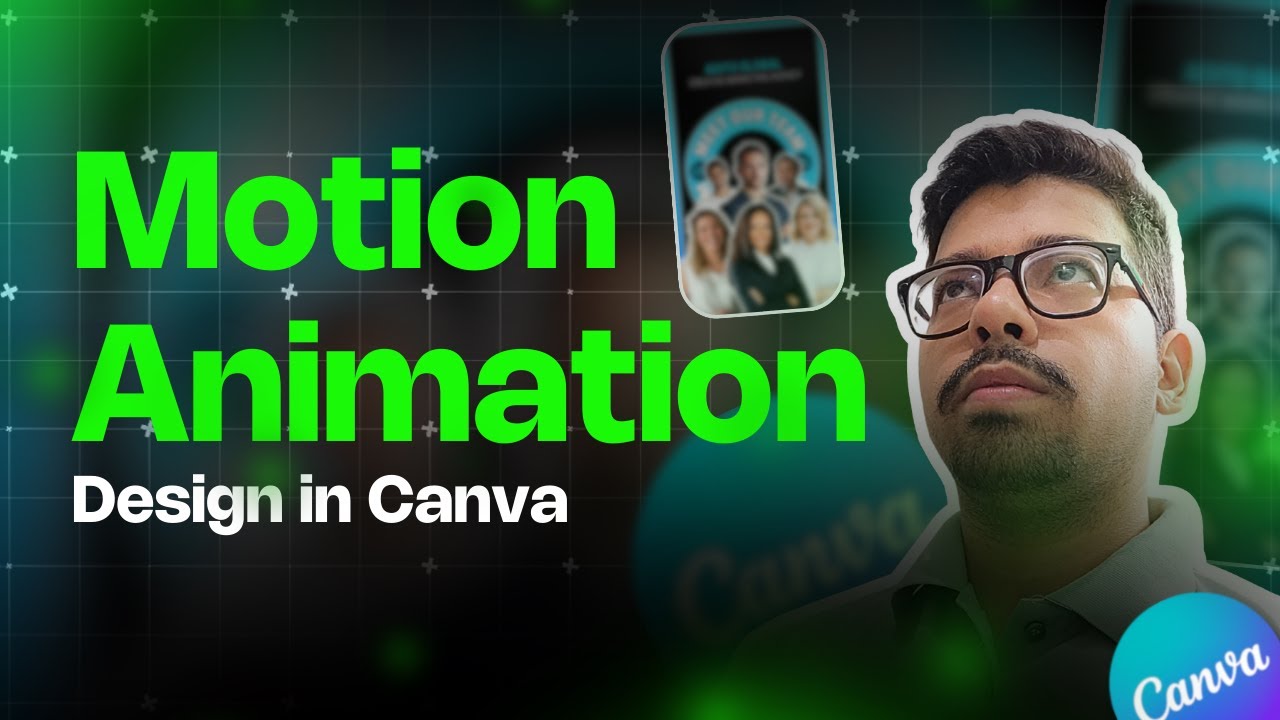 Motion Graphics and Animation Video Tutorial in Canva (Step-by-Step Guide)