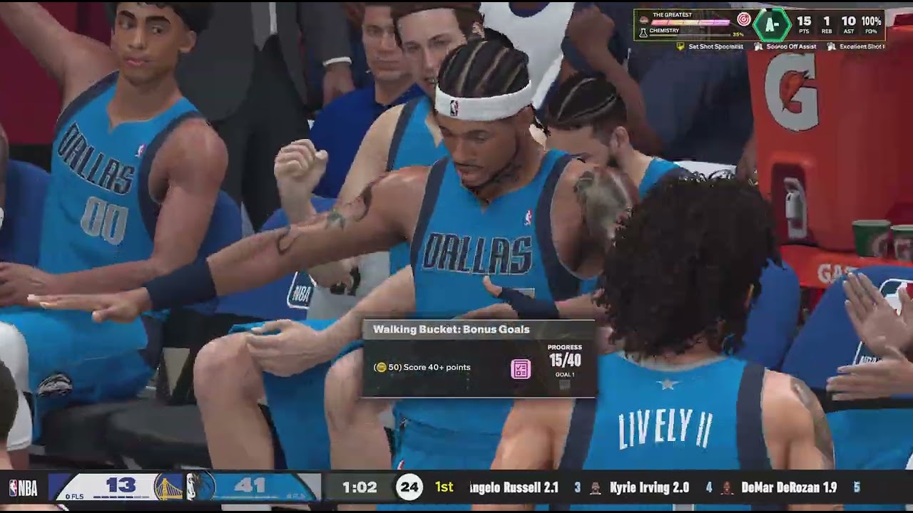 NBA 2K26 my Career (out of bounds) Year 2 #118: Toying with Curry and making him embarrassed