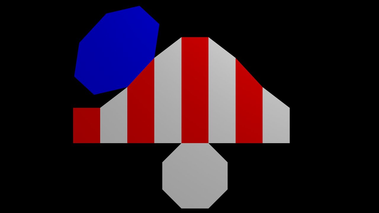 Truncated Octagonal Prism Development
