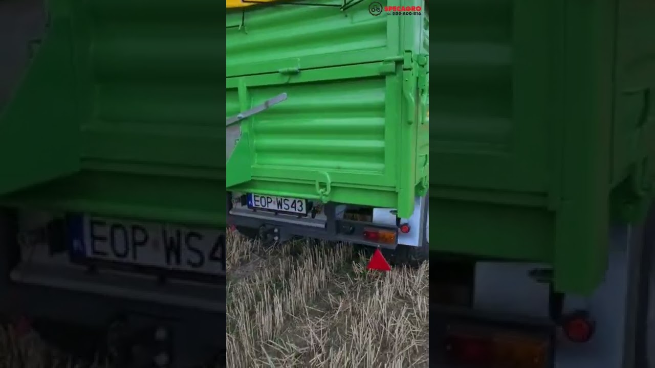 Nowy nabytek 2022r Przyczepa rolnicza 4.5T  WODZIŃSKI ! Prezentacja SPECAGRO.PL