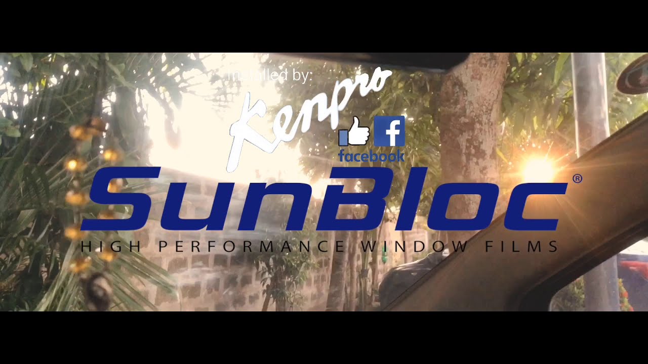 SUNBLOC CERAMIC TINT BEFORE AND AFTER RESULT!