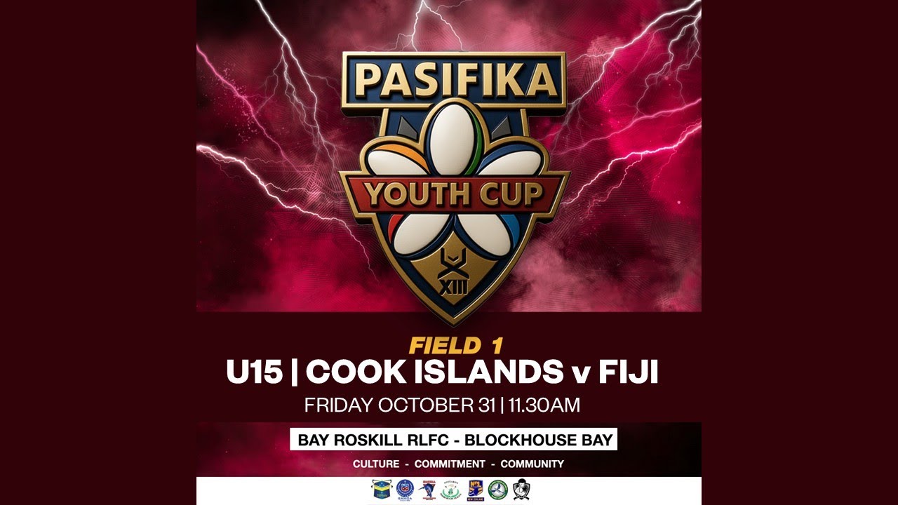 Field 1 | 11:30AM | PYC 2025 Boys Festival | Cook Islands v Fiji U15