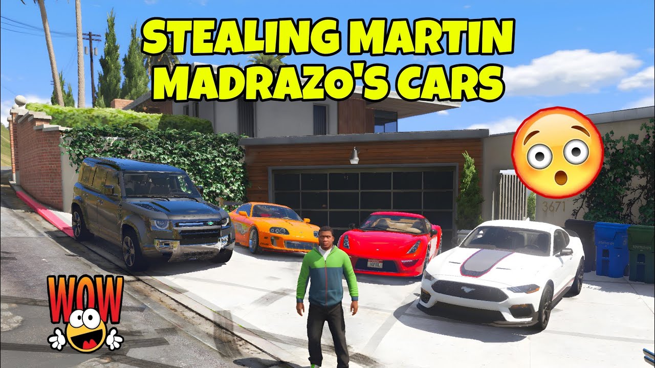STEALING MARTIN MADRAZO'S CARS | GTA 5 MODS GAMEPLAY