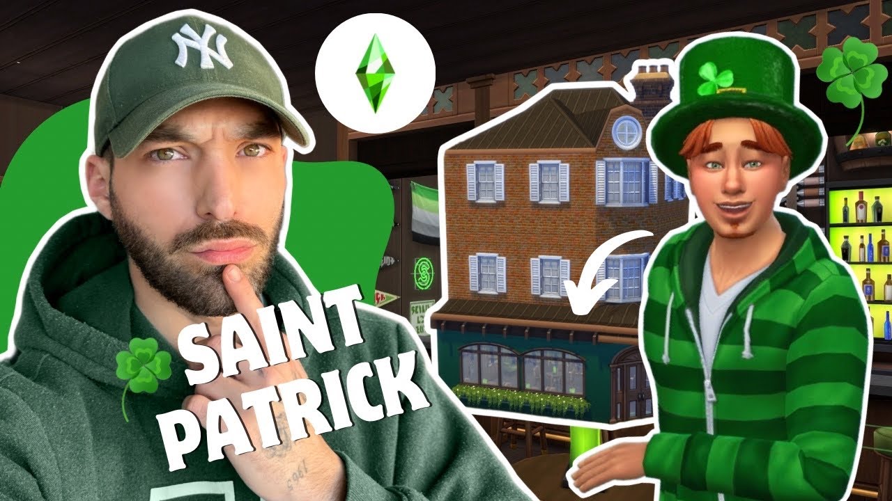 CONSTRUCTION D’UN BAR IRLANDAIS ☘️ (Spécial Saint-Patrick) Sims4