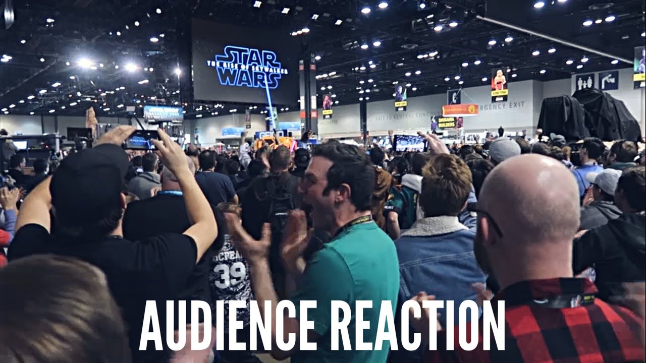 Star Wars: The Rise Of Skywalker Trailer Reaction At Star Wars Celebration 2019