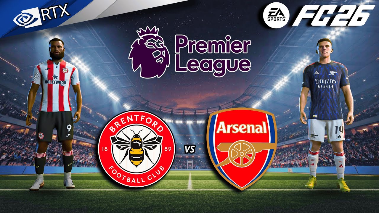 FC 26 - Brentford vs Arsenal Ft. Gyokeres, Rice | Premier League 25/26 Full Match | PC™ [4K60]