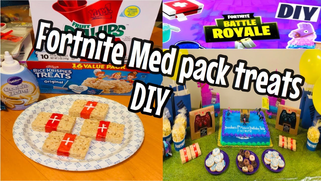 Fortnite DIY Med Pack treats