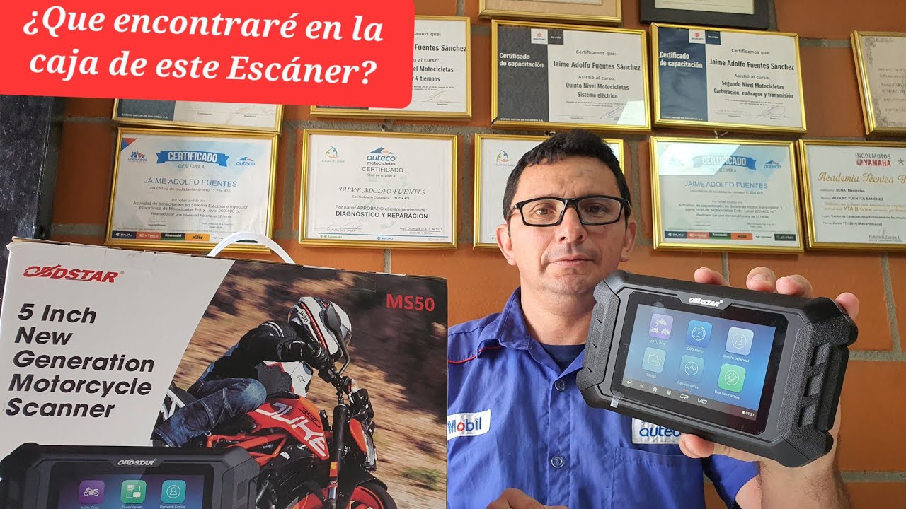 Escáner Motocicletas OBDSTAR MS50 !Primeras impresiones¡