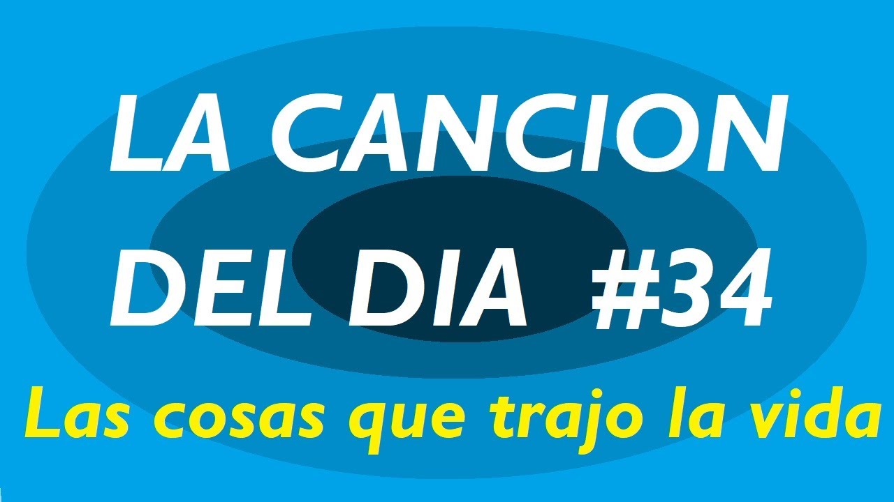 LA CANCION DEL DIA #34 - GASTON ABRIOLA: Las cosas que trajo la vida