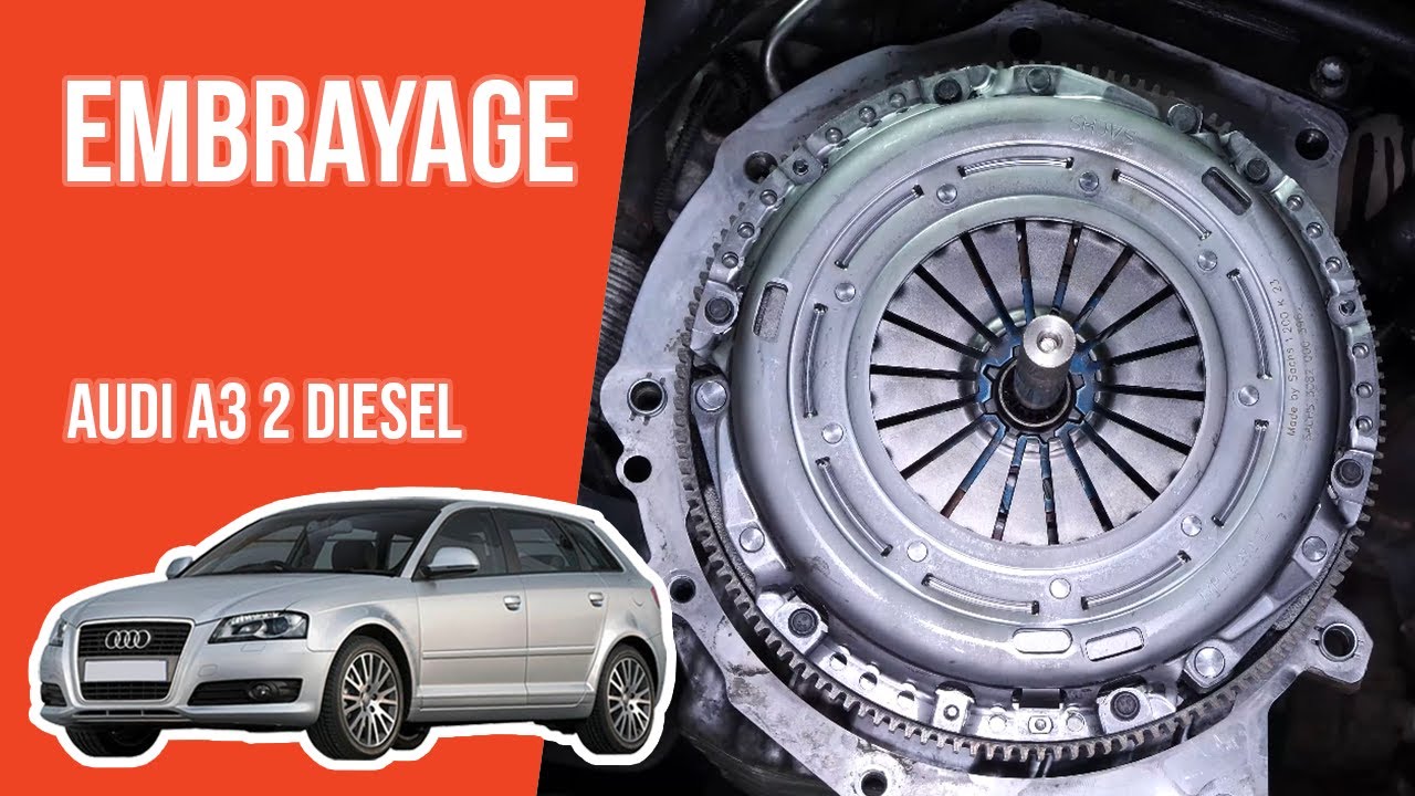 Changer le Kit d'Embrayage Audi A3 2 2.0 TDI 🚗