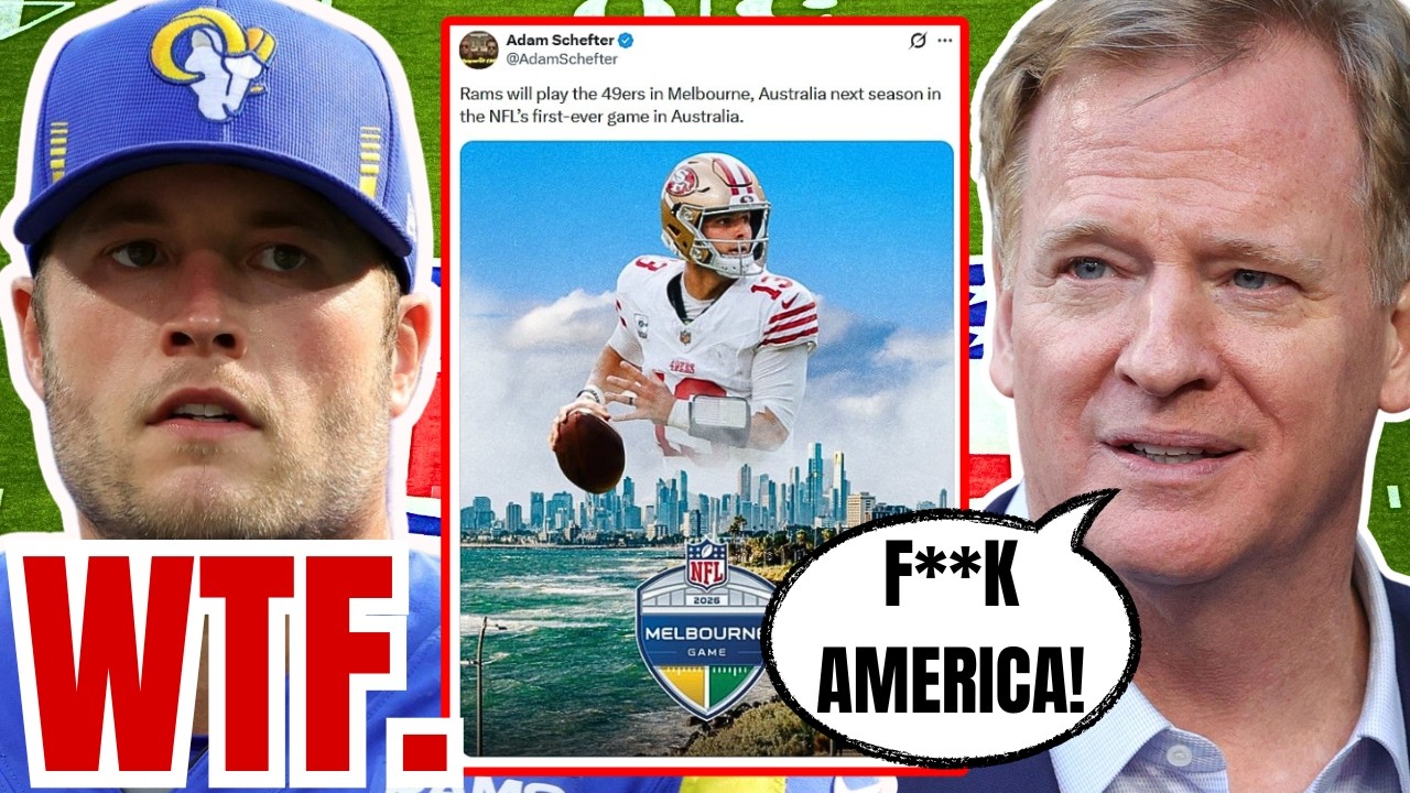 Sports Fans CRUSH NFL after moving RAMS 49ERS RIVALRY GAME to FREAKING Melbourne Australia!
