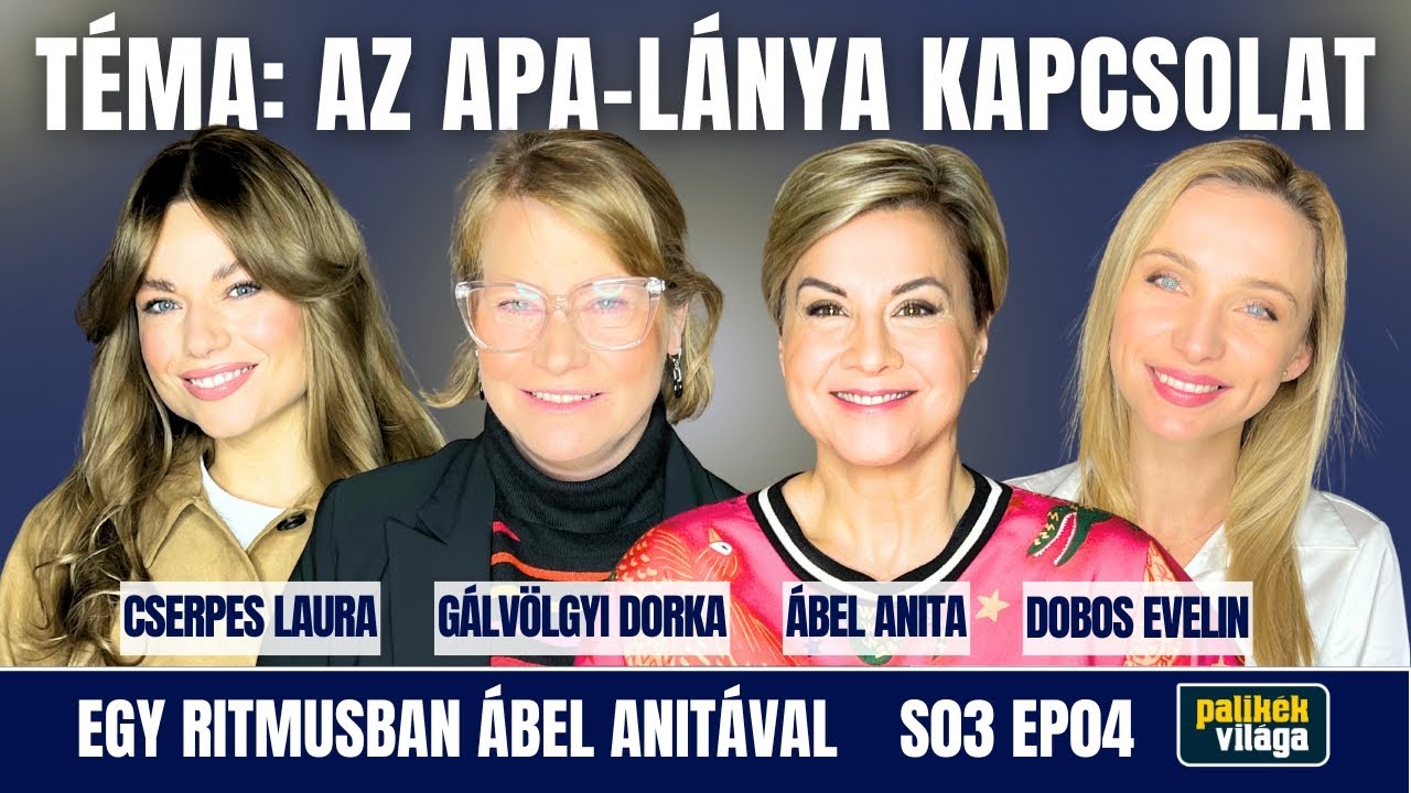 ÁBEL ANITA, GÁLVÖLGYI DORKA, CSERPES LAURA, DOBOS EVELIN AZ APA-LÁNYA KAPCSOLATRÓL / Egy ritmusban