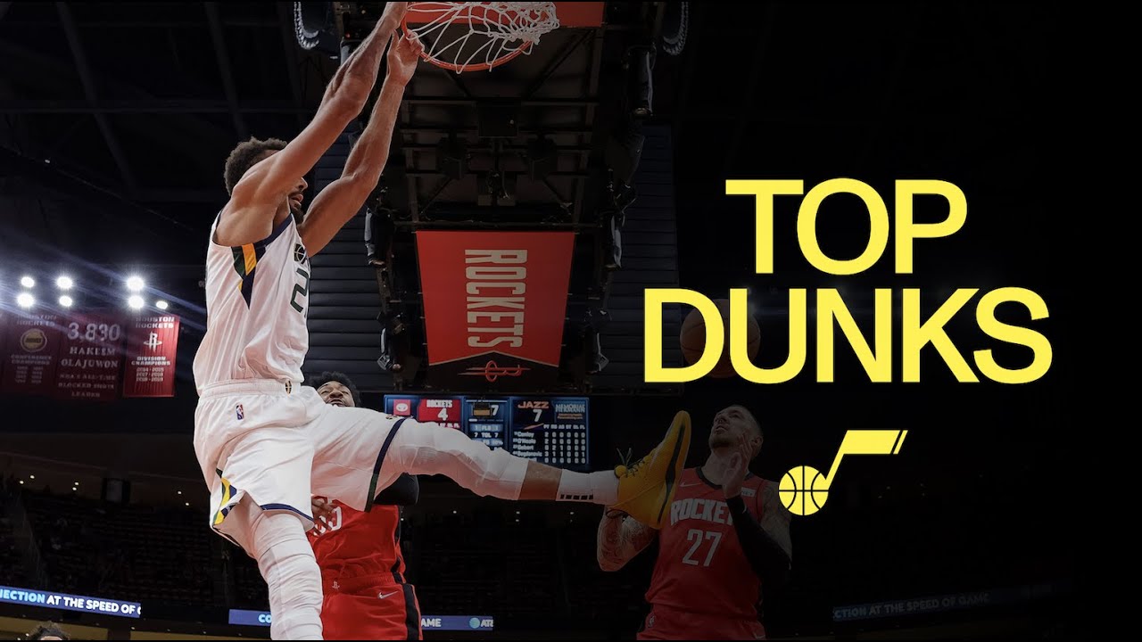 BALL 👏 MOVEMENT 👏 top dunks | UTAH JAZZ