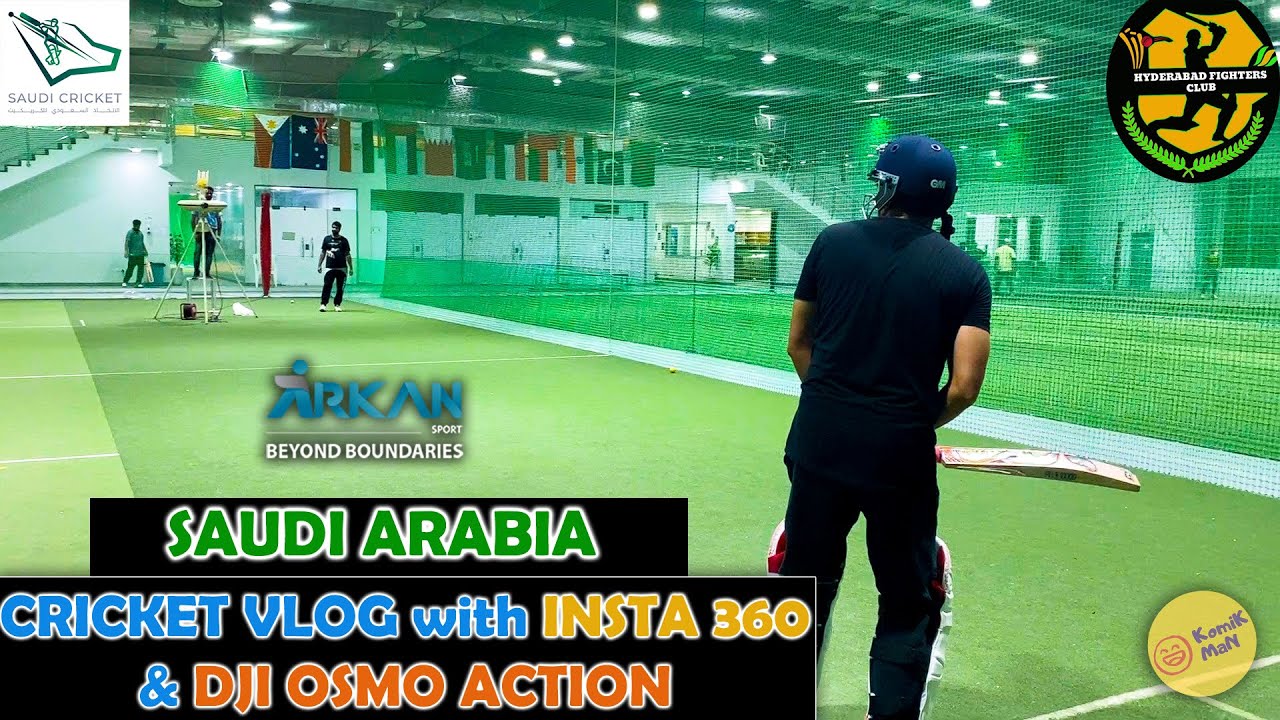 Saudi Arabia Cricket VLOG with @insta360& Action Camera l CRICKET IN SAUDI ARABIA l ARKAN SPORTS