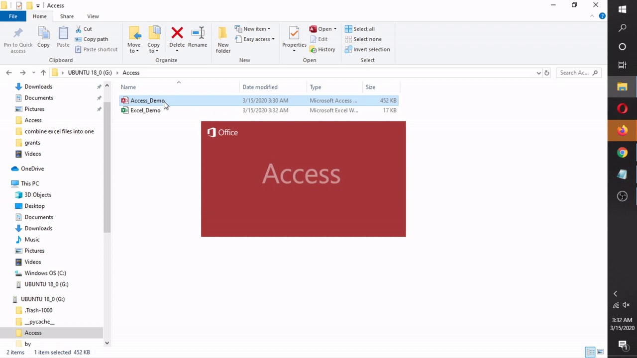 (No Narration) Link to a MS Access Database from MS Excel + Automatic Update in Excel upon opening