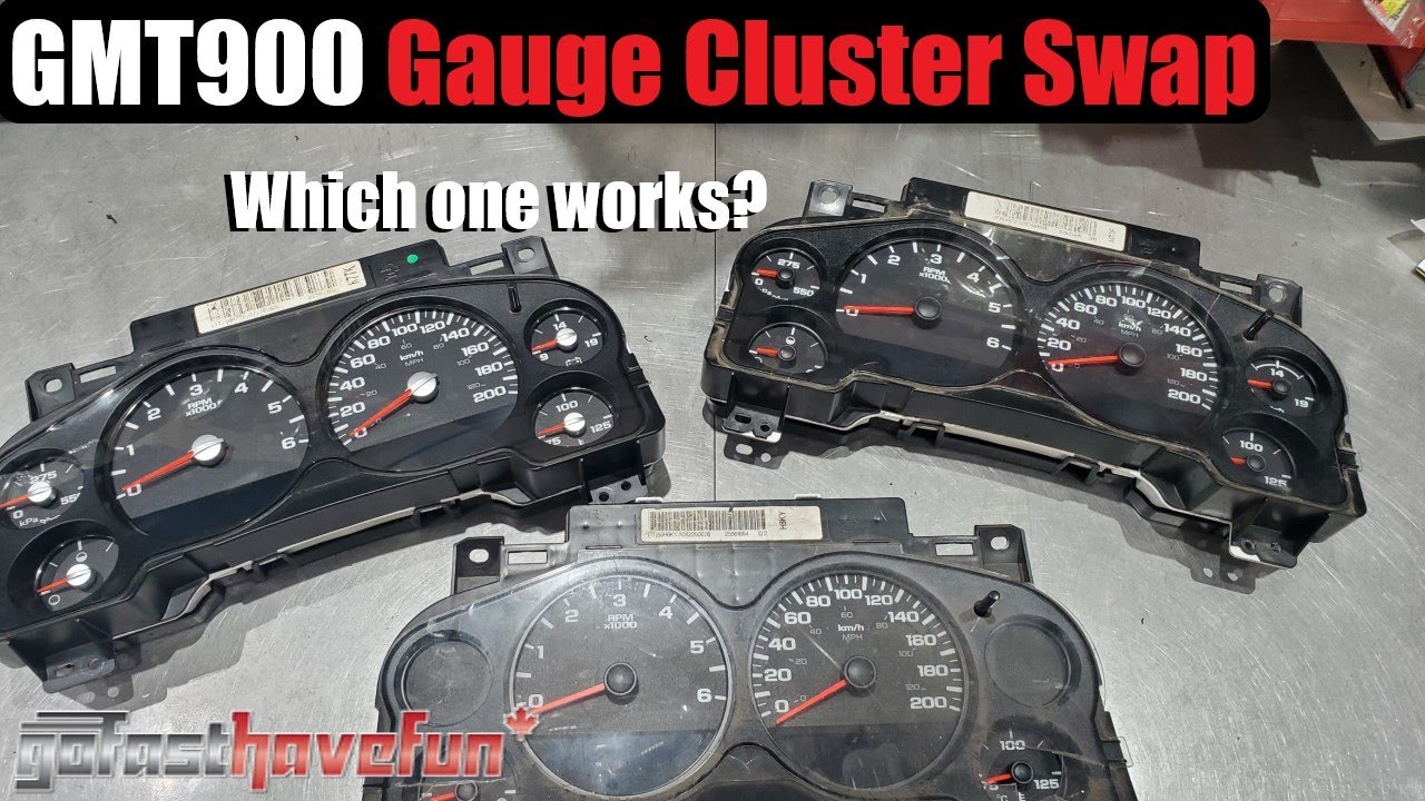 2007-2013 GM Truck GMT900 Silverado & Sierra Gauge Cluster Swap Guide | AnthonyJ350